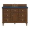 James Martin Vanities 48'' Single Vanity, Mid-Century Walnut w/ 3 CM Charcoal Soapstone Quartz Top 424-V48-WLT-3CSP - alternate 1